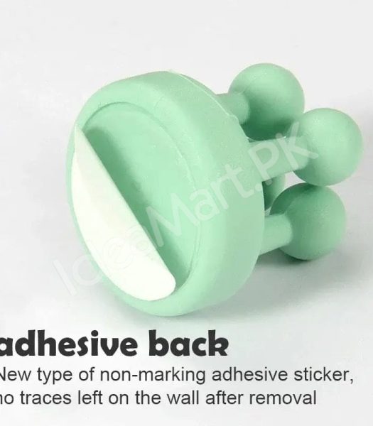 silicone-utility-hook-with-four-leg-elastic-design-multifunctional-self-adhesive-holder-for-toothbrush-kitchen-bathroom-product-image