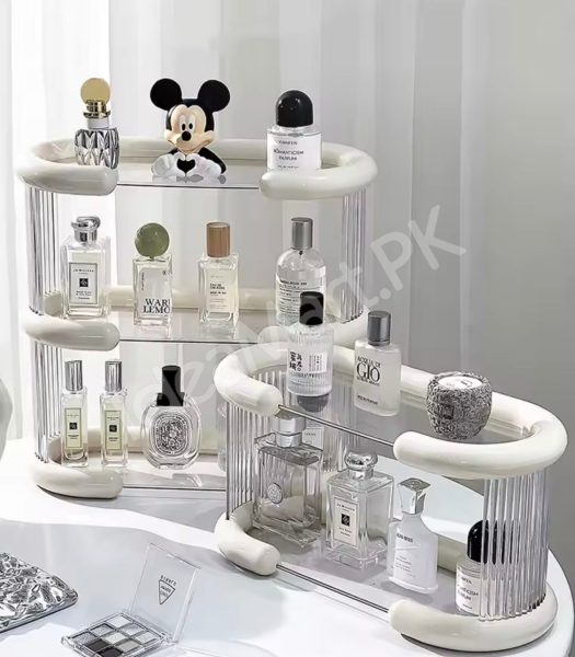 2-tier-oval-acrylic-vanity-and-perfume-display-shelf-with-modern-design-for-countertop-cosmetic-storage-product-image