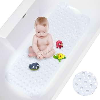 rectangle-extra-long-non-slip-baby-bathtub-mat-textured-grip-safety-shower-mat-with-suction-cups-for-toddlers-infants-product-image