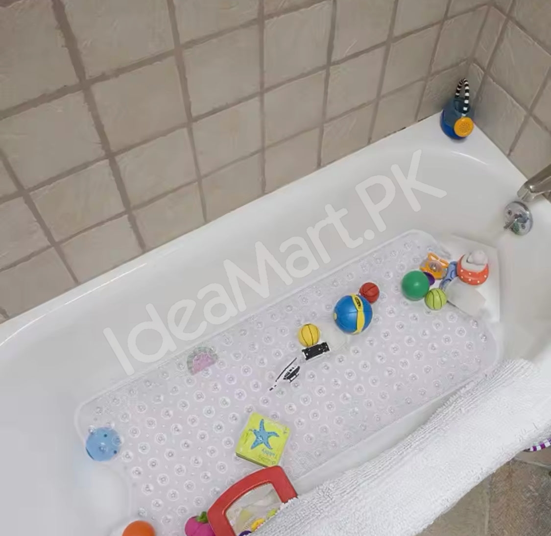 rectangle-extra-long-non-slip-baby-bathtub-mat-textured-grip-safety-shower-mat-with-suction-cups-for-toddlers-infants-product-image