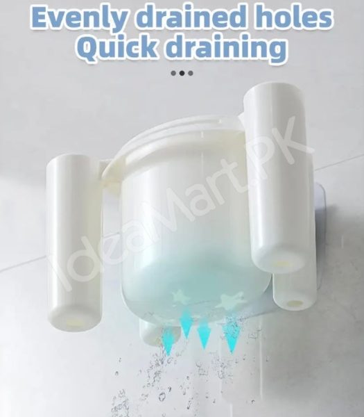 wall-mounted-toothbrush-toothpaste-organizer-set-self-adhesive-bathroom-holder-with-drain-holes-and-cups-product-image