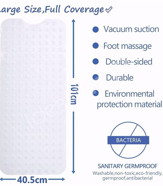 rectangle-extra-long-non-slip-baby-bathtub-mat-textured-grip-safety-shower-mat-with-suction-cups-for-toddlers-infants-product-image