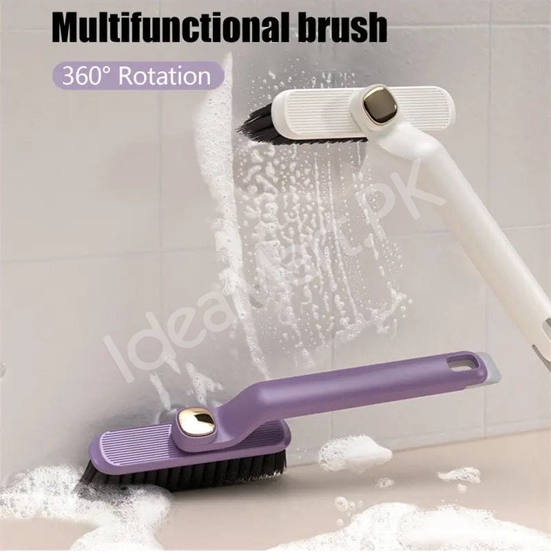 3-in-1-multifunction-cleaning-brush-with-360-rotating-head-v-shaped-bristles-tail-spatula-hair-clip-tool-product-image