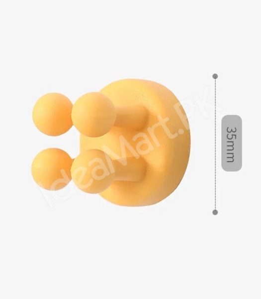 silicone-utility-hook-with-four-leg-elastic-design-multifunctional-self-adhesive-holder-for-toothbrush-kitchen-bathroom-product-image