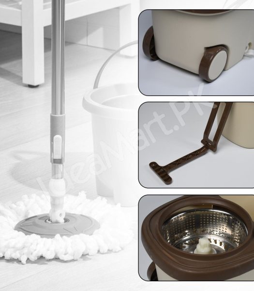 deluxe-spin-mop-and-dual-chamber-bucket-set-with-wheels-soap-dispenser-and-stainless-steel-wringer-for-hands-free-floor-cleaning-product-image