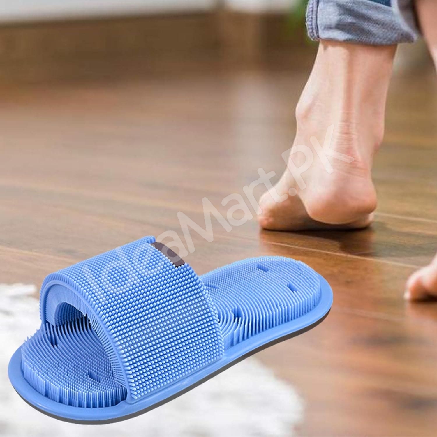 non-slip-silicone-foot-scrubber-slipper-with-soft-bristles-for-shower-deep-cleaning-exfoliation-and-foot-massage-product-image