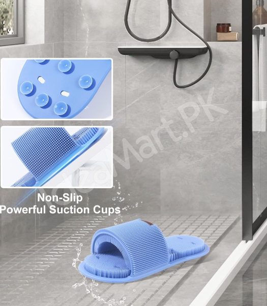 non-slip-silicone-foot-scrubber-slipper-with-soft-bristles-for-shower-deep-cleaning-exfoliation-and-foot-massage-product-image
