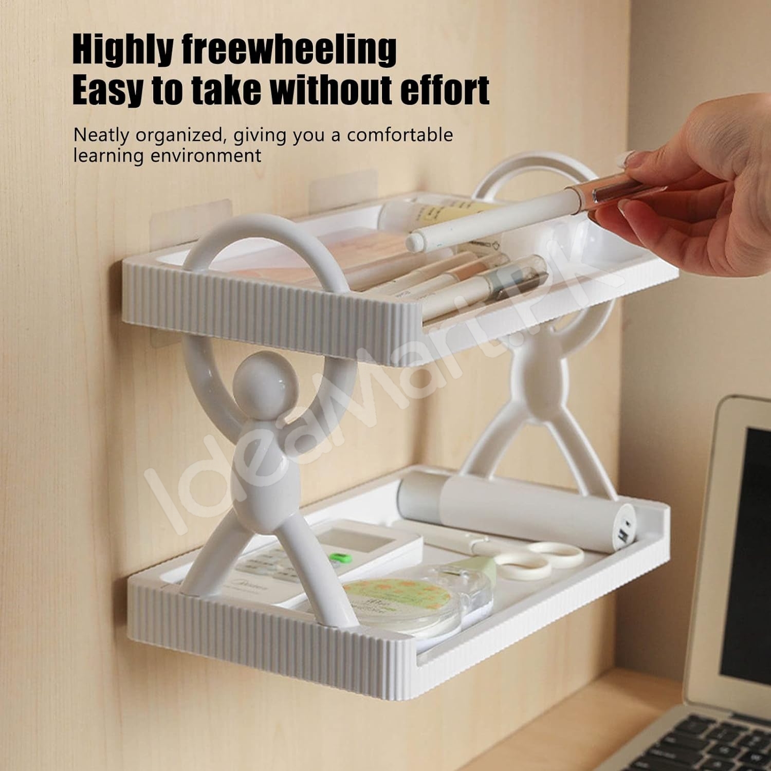 2-tier-wall-mount-kitchen-and-bathroom-storage-shelf-with-man-shaped-support-for-maximizing-vertical-space-product-image