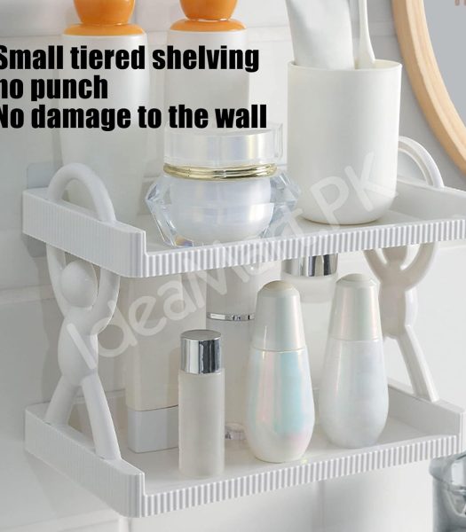 2-tier-wall-mount-kitchen-and-bathroom-storage-shelf-with-man-shaped-support-for-maximizing-vertical-space-product-image
