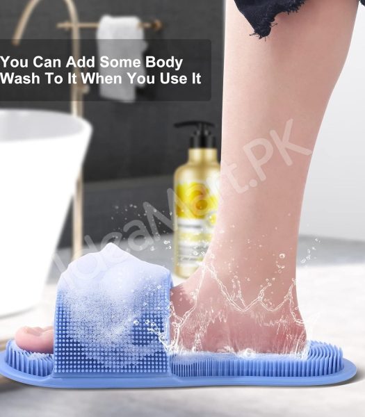 non-slip-silicone-foot-scrubber-slipper-with-soft-bristles-for-shower-deep-cleaning-exfoliation-and-foot-massage-product-image