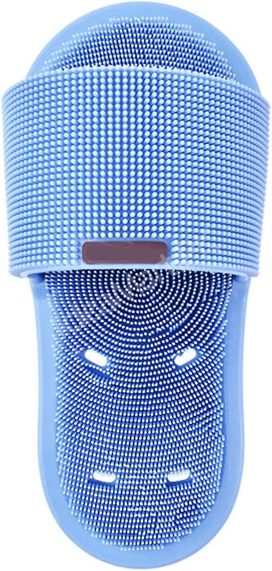 non-slip-silicone-foot-scrubber-slipper-with-soft-bristles-for-shower-deep-cleaning-exfoliation-and-foot-massage-product-image