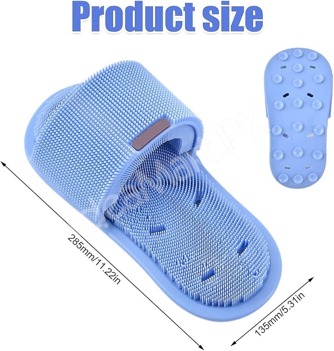 non-slip-silicone-foot-scrubber-slipper-with-soft-bristles-for-shower-deep-cleaning-exfoliation-and-foot-massage-product-image