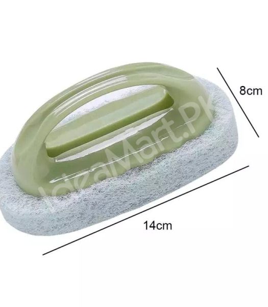 handheld-plastic-scrub-brush-with-non-scratch-scouring-sponge-for-heavy-duty-kitchen-sink-and-bathroom-cleaning-product-image