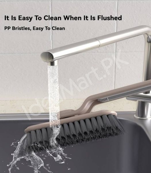 3-in-1-multifunction-cleaning-brush-with-360-rotating-head-v-shaped-bristles-tail-spatula-hair-clip-tool-product-image