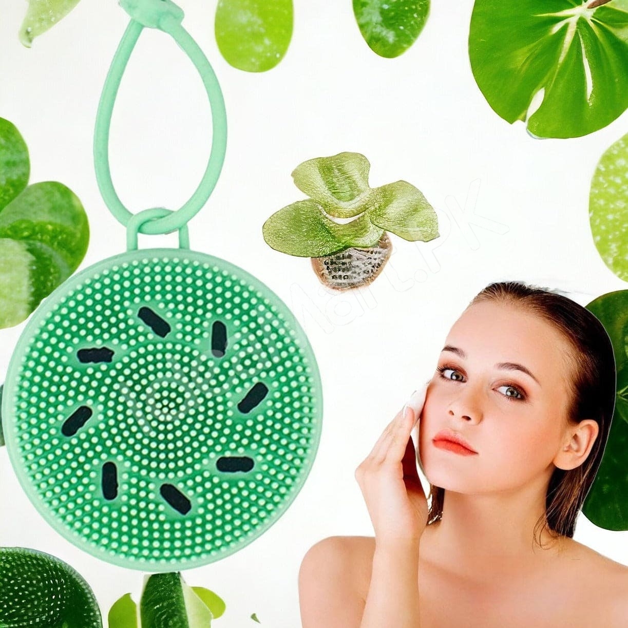 kiwi-shaped-silicone-facial-cleansing-brush-scrubber-with-handle-gentle-exfoliation-for-all-skin-types-product-image