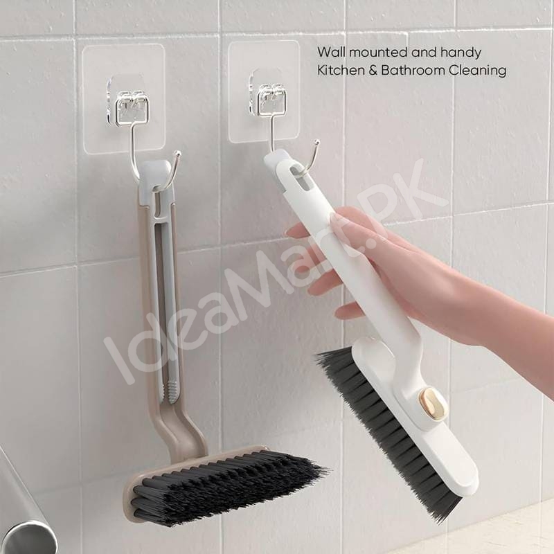 3-in-1-multifunction-cleaning-brush-with-360-rotating-head-v-shaped-bristles-tail-spatula-hair-clip-tool-product-image