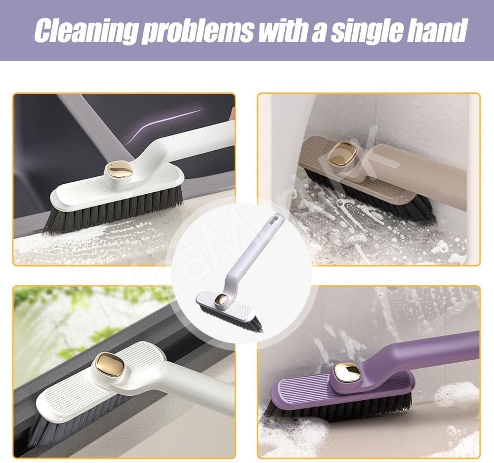 3-in-1-multifunction-cleaning-brush-with-360-rotating-head-v-shaped-bristles-tail-spatula-hair-clip-tool-product-image