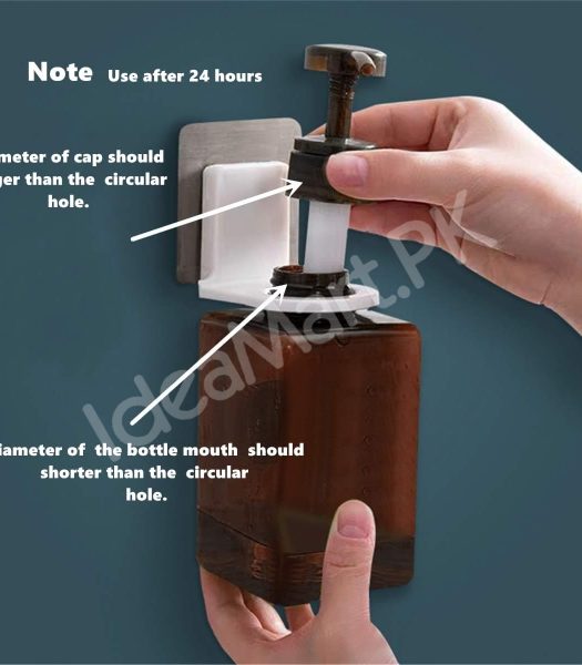 wall-mount-shampoo-soap-dispenser-holder-with-adhesive-back-for-bathroom-shower-storage-product-image