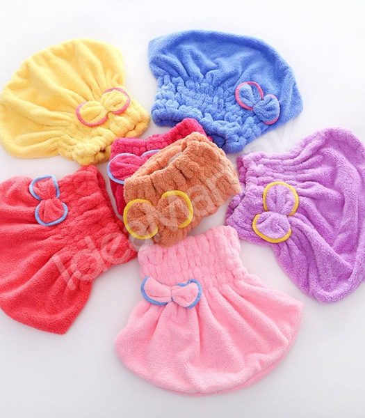 microfiber-bowknot-hair-towel-wrap-with-quick-dry-and-highly-absorbent-spa-cap-for-bath-shower-long-curly-thick-hair-product-image