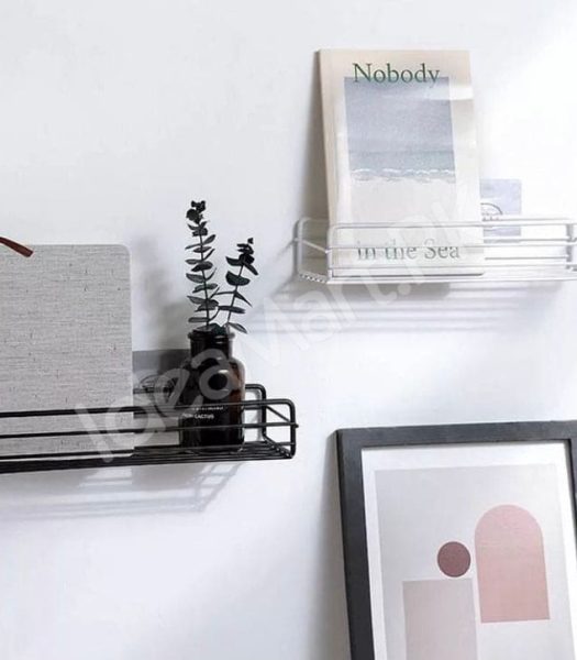 no-drill-adhesive-metal-wire-storage-shelf-and-organizer-basket-for-bathroom-kitchen-and-toilet-paper-holder-product-image