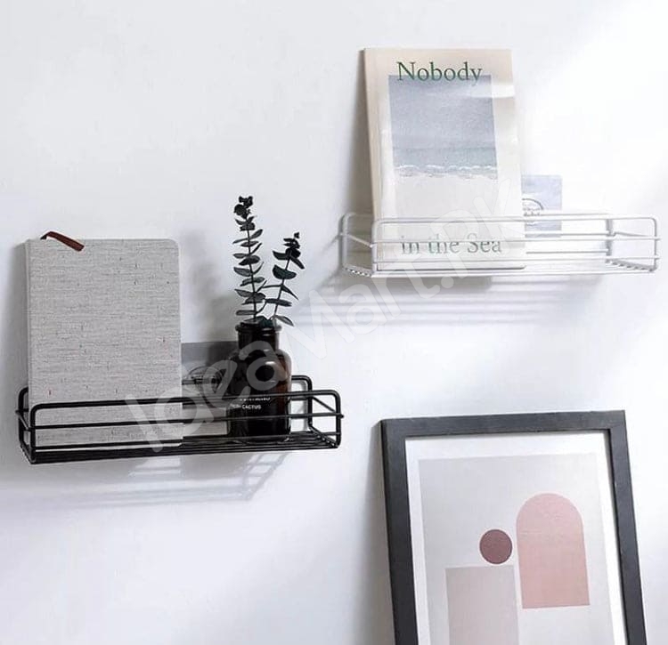 no-drill-adhesive-metal-wire-storage-shelf-and-organizer-basket-for-bathroom-kitchen-and-toilet-paper-holder-product-image