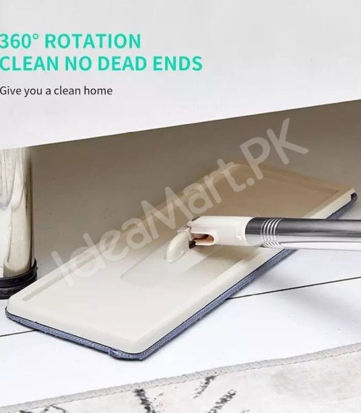 magic-flat-mop-and-bucket-system-with-hands-free-self-squeeze-for-versatile-wet-dry-kitchen-and-home-floor-cleaning-product-image