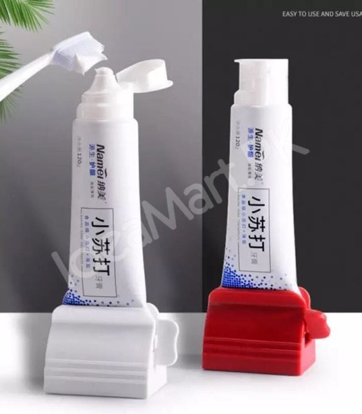 toothpaste-tube-squeezer-roller-with-manual-rotating-tube-holder-plastic-squeezer-clip-for-easy-dispensing-product-image