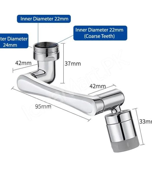 universal-fit-metal-360-rotating-faucet-aerator-extender-head-with-2-water-flow-modes-anti-splash-and-water-saving-design-for-bathroom-and-kitchen-sink-product-image