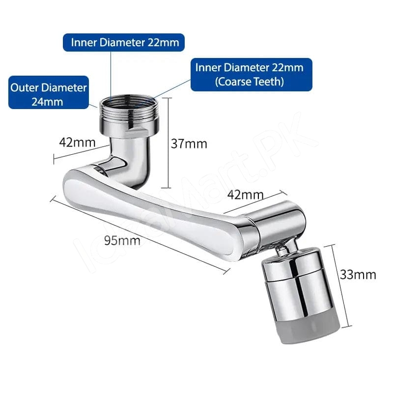 universal-fit-metal-360-rotating-faucet-aerator-extender-head-with-2-water-flow-modes-anti-splash-and-water-saving-design-for-bathroom-and-kitchen-sink-product-image
