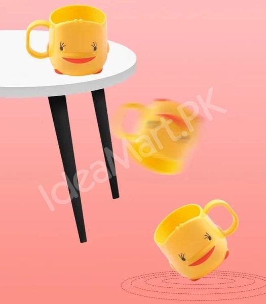 yellow-cartoon-duck-shaped-plastic-cup-with-handle-multi-purpose-kids-bathroom-tumbler-toothbrush-holder-product-image