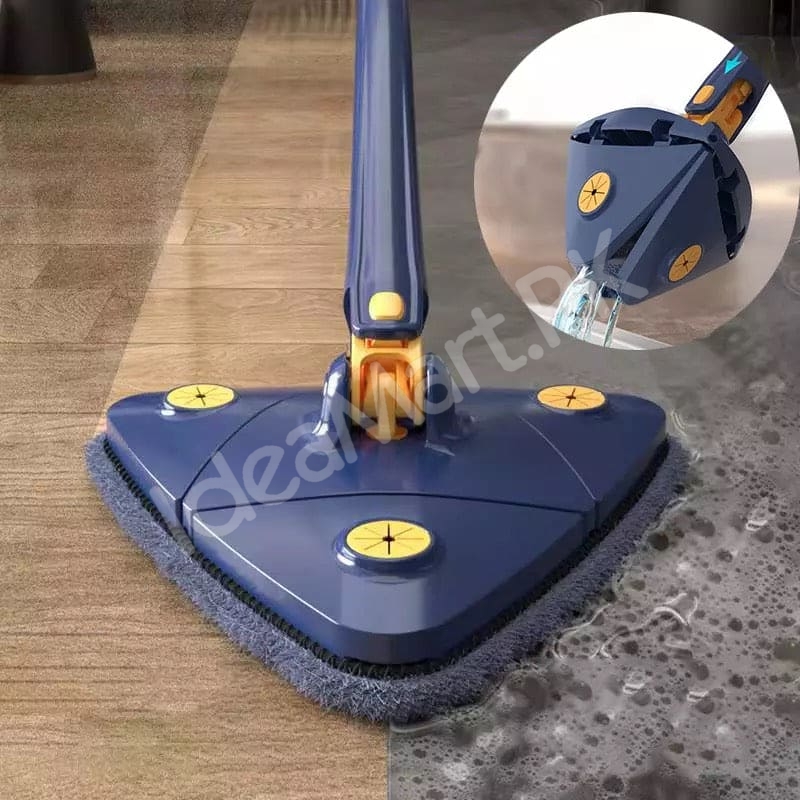triangle-extendable-cleaning-mop-with-360-rotatable-squeeze-mop-with-telescopic-handle-for-floor-window-kitchen-toilet-cleaning-product-image