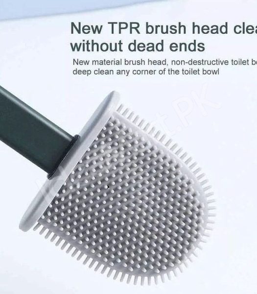 flexible-silicone-bristle-toilet-brush-and-holder-set-with-long-handle-for-deep-bathroom-and-toilet-bowl-cleaning-product-image