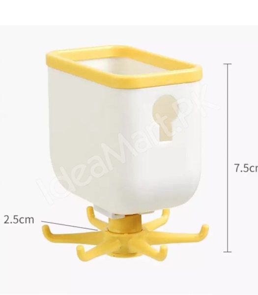 wall-mounted-360-rotating-storage-rack-with-claw-hook-multipurpose-organizer-for-bathroom-kitchen-cabinet-and-home-essentials-product-image