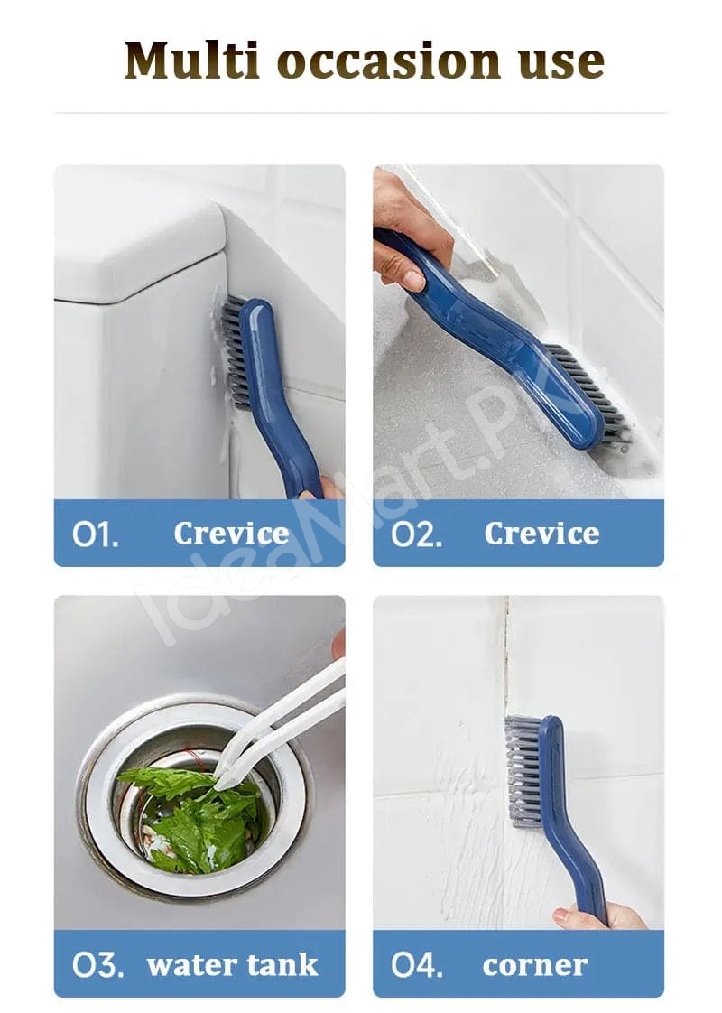 2-in-1-pp-handle-cleaning-brush-with-pet-bristles-and-integrated-hair-pickup-clip-for-bathroom-shower-drain-and-grout-scrubbing-product-image