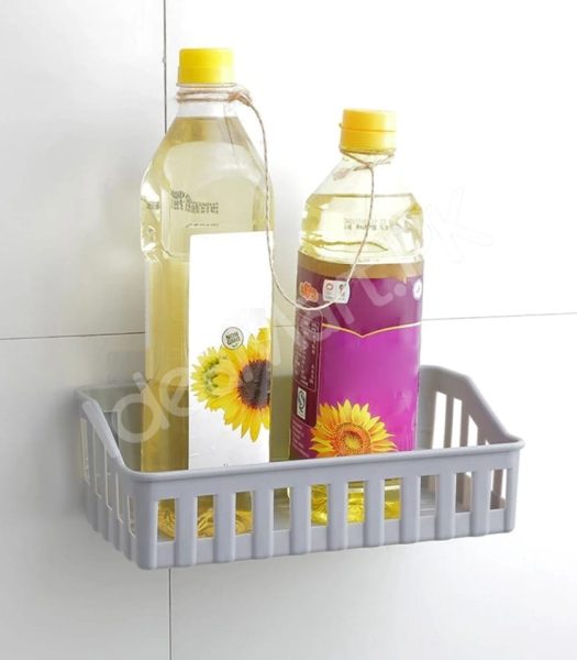 no-drill-adhesive-plastic-bathroom-shower-shelf-kitchen-storage-basket-organizer-for-shampoo-soap-cosmetics-toiletries-product-image