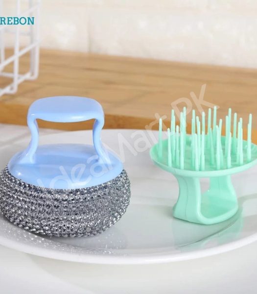 handled-stainless-steel-scrubber-with-plastic-grip-for-heavy-duty-kitchen-pot-pan-and-dish-cleaning-product-image