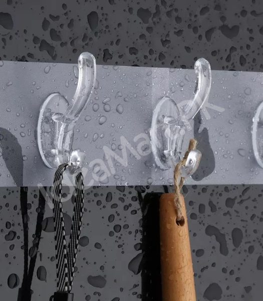 3-to-6-transparent-wall-hooks-strong-self-adhesive-kitchen-bathroom-organizer-door-hanger-for-towels-keys-and-accessories-product-image