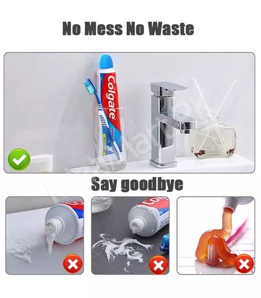 silicone-lazy-self-closing-toothpaste-tube-squeezer-with-reusable-cap-manual-squeezing-device-for-bathroom-use-product-image