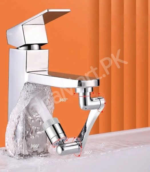 universal-fit-metal-360-rotating-faucet-aerator-extender-head-with-2-water-flow-modes-anti-splash-and-water-saving-design-for-bathroom-and-kitchen-sink-product-image