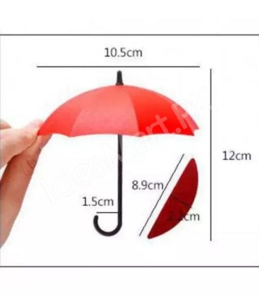 set-of-3-colorful-umbrella-wall-hooks-key-organizer-self-adhesive-decorative-storage-for-entryway-kitchen-or-bathroom-product-image
