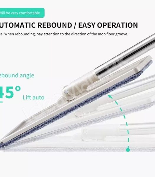 magic-flat-mop-and-bucket-system-with-hands-free-self-squeeze-for-versatile-wet-dry-kitchen-and-home-floor-cleaning-product-image