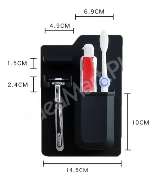 silicone-wall-mounted-holder-multifunctional-organizer-for-toothbrush-shaver-razor-and-bathroom-essentials-product-image