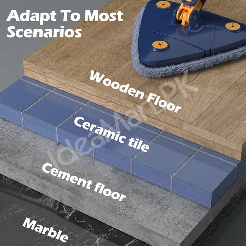 triangle-extendable-cleaning-mop-with-360-rotatable-squeeze-mop-with-telescopic-handle-for-floor-window-kitchen-toilet-cleaning-product-image