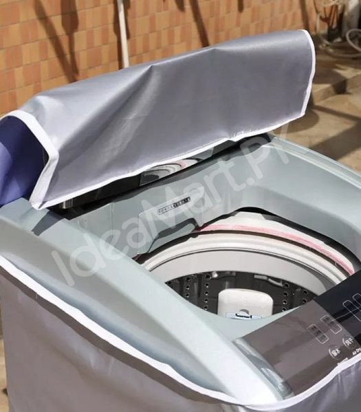 top-load-washing-machine-protective-cover-waterproof-dustproof-zippered-access-for-control-panel-lid-use-in-place-product-image