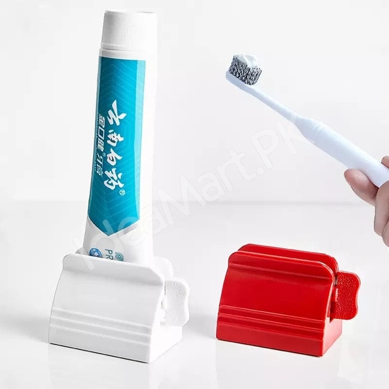 toothpaste-tube-squeezer-roller-with-manual-rotating-tube-holder-plastic-squeezer-clip-for-easy-dispensing-product-image