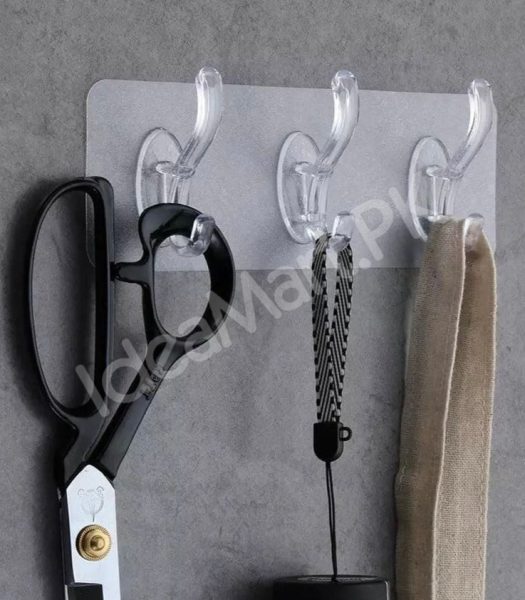3-to-6-transparent-wall-hooks-strong-self-adhesive-kitchen-bathroom-organizer-door-hanger-for-towels-keys-and-accessories-product-image