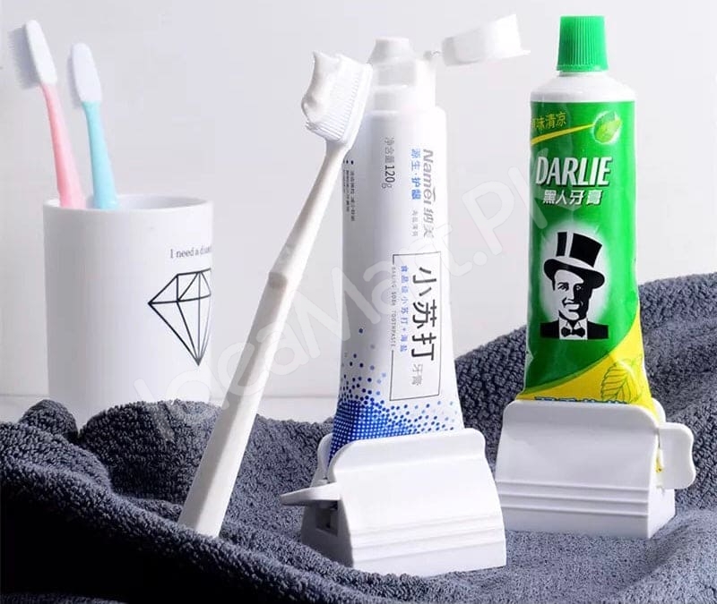 toothpaste-tube-squeezer-roller-with-manual-rotating-tube-holder-plastic-squeezer-clip-for-easy-dispensing-product-image