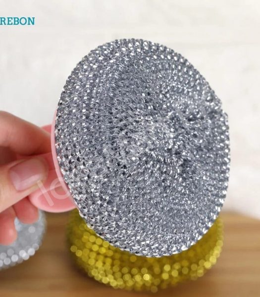 handled-stainless-steel-scrubber-with-plastic-grip-for-heavy-duty-kitchen-pot-pan-and-dish-cleaning-product-image