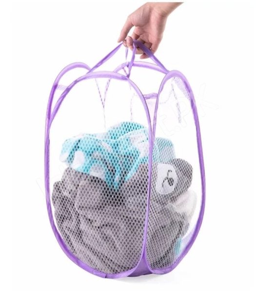 large-breathable-mesh-laundry-bag-with-handles-foldable-basket-for-dirty-clothes-and-toys-product-image
