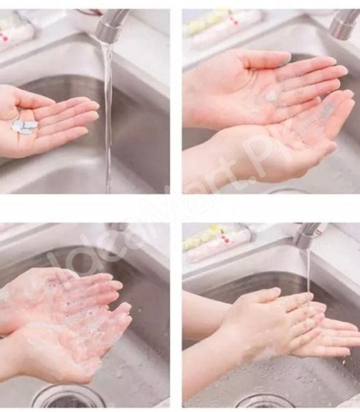 portable-disposable-flower-shaped-scented-paper-soap-flakes-in-tube-for-hand-washing-and-travel-product-image